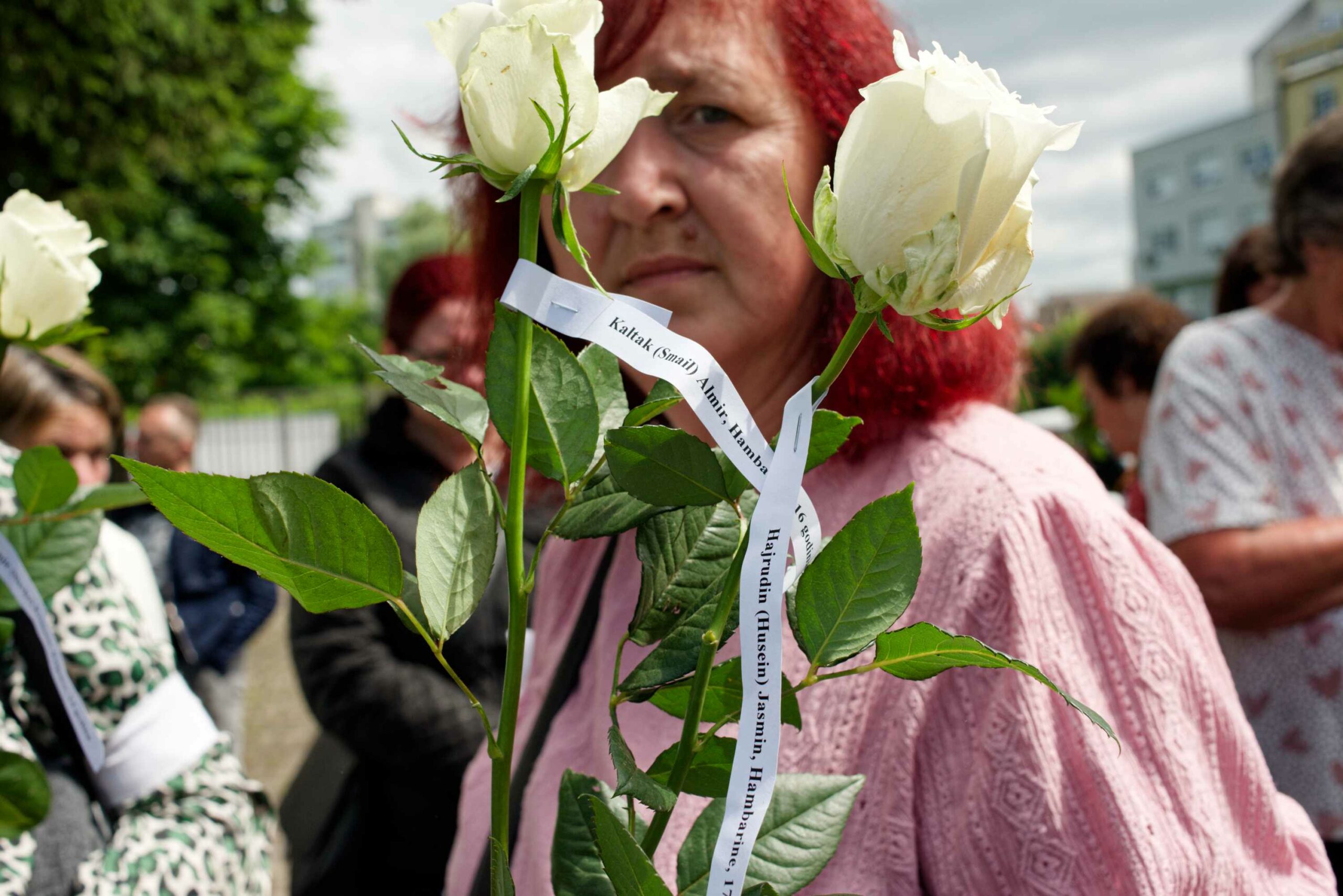 Peace Activists from the Region Mark White Armband Day in Prijedor