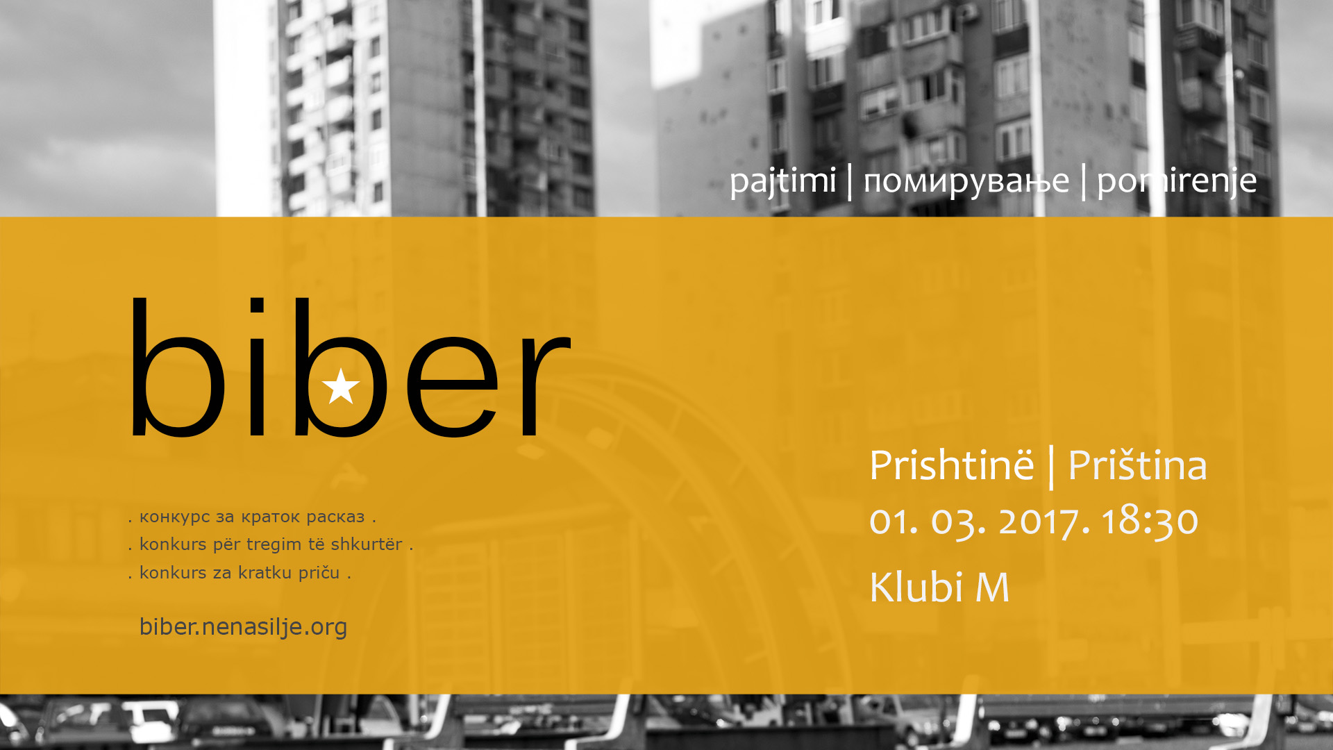 plakat: Biber Priština